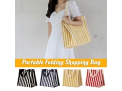 Bolsa de compras plegable y moderna, portátil y de gran capacidad para mujeres. GOKOCO