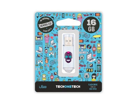 Pendrive 16Gb Tech Um Tech Calavera Maya