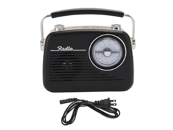 Radio portátil con diseño sensible y bajo consumo de batería