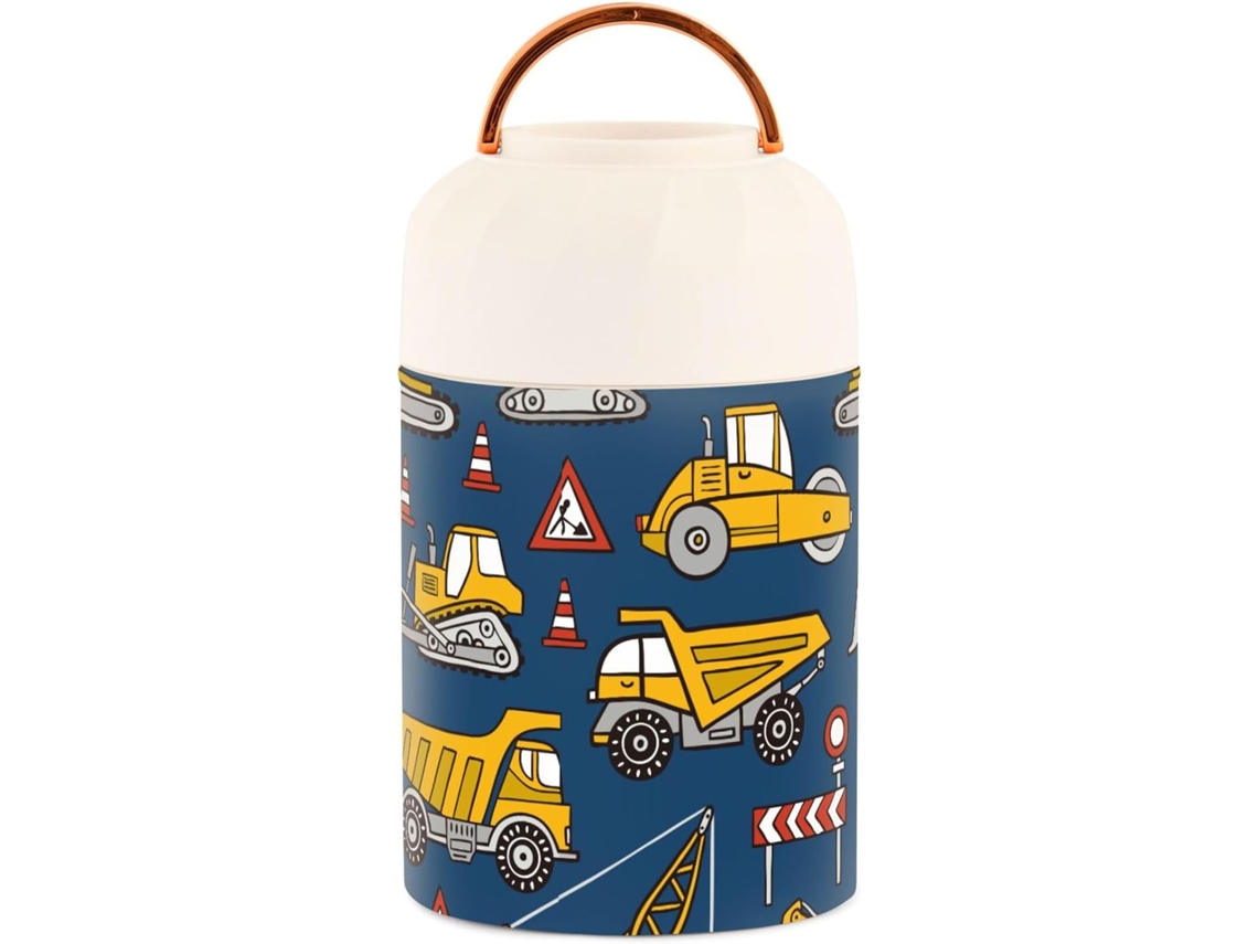 Recipiente con forma de calavera, 500 ml, fabricado en acero inoxidable, a prueba de fugas y con aislamiento térmico, sin marca.