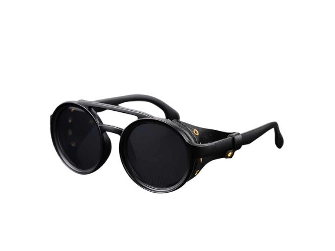 Gafas de sol Keithion Glacier Steampunk Mountain, resistentes al viento, de cuero. Punnyb Slo