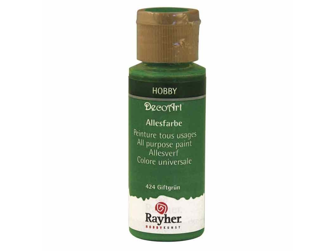 Tinta Acrílica Mate Multiusos RAYHER (Verde - 59 ml)