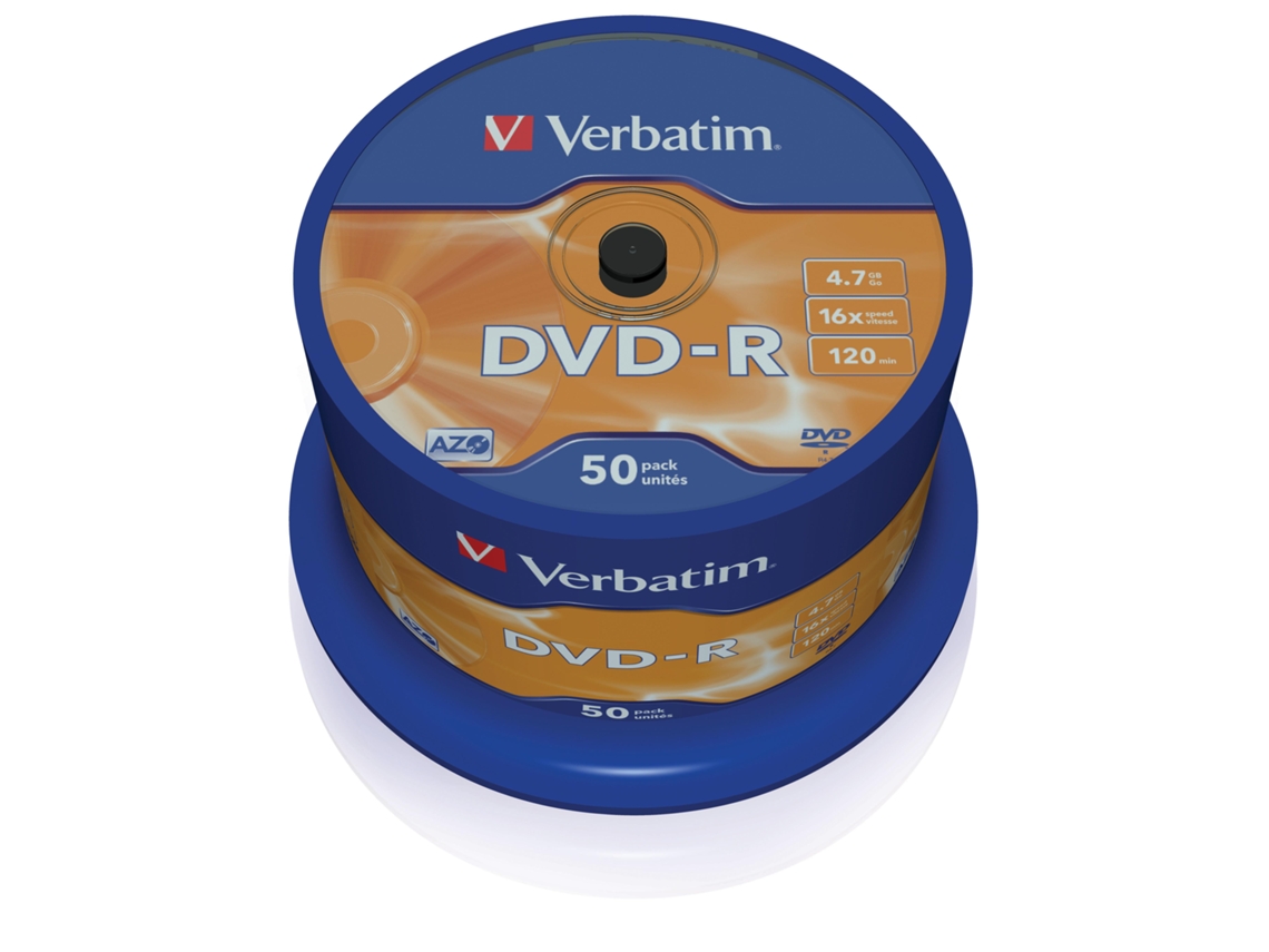 Verbatim Dvd-R Plata Mate 4.7 Gb 50 Unidades
