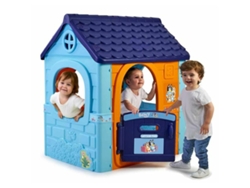 Casa Infantil FEBER Bluey House 142 x 85 x 108 cm Azul y Naranja (Edad Mínima Recomendada: 2 años)