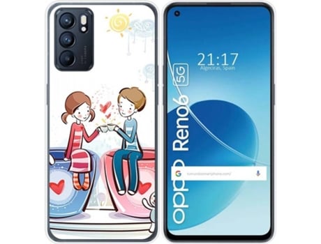 Carcasa Oppo Reno 6 5G TUMUNDOSMARTPHONE Café