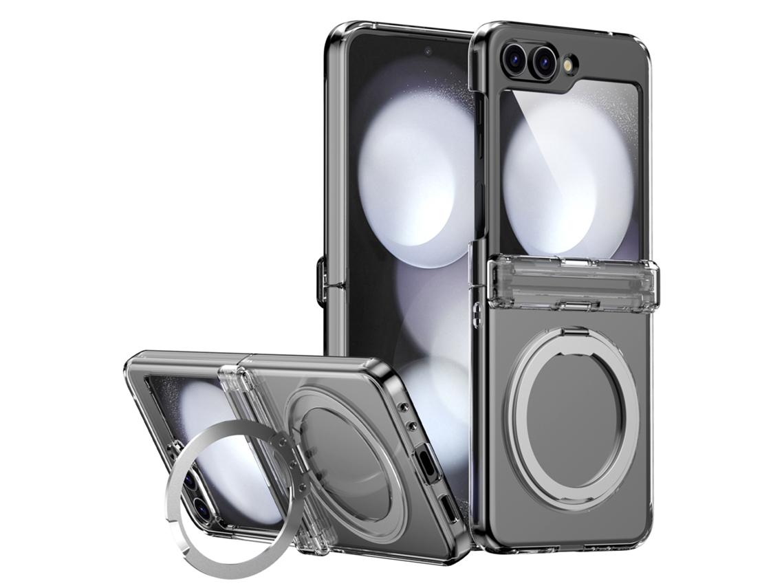 Funda Protectora Plegable Multifuncional Carga para Samsung Galaxy Z Flip 6 SIURN Gris