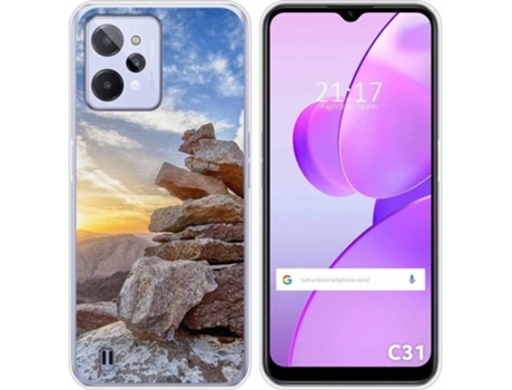 Carcasa para Realme C31 TUMUNDOSMARTPHONE Dibujos Sunset Multicolor