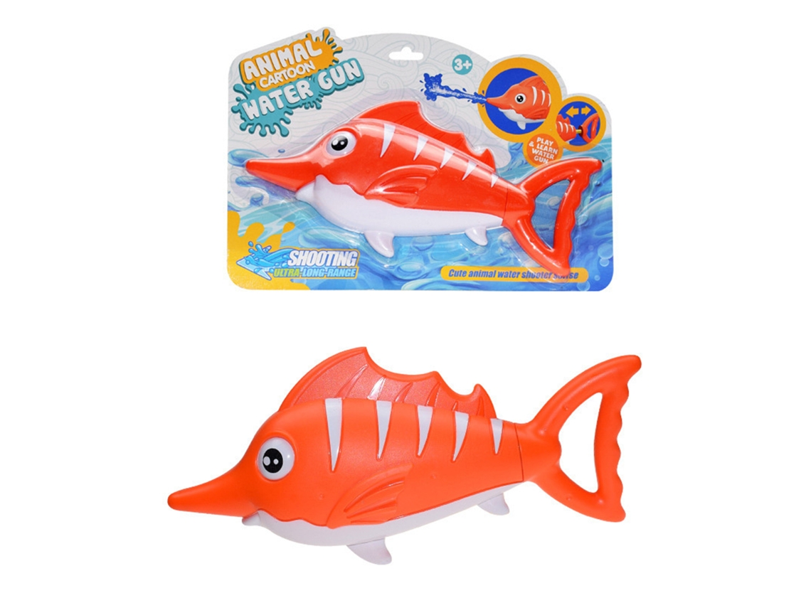 Pistola De Agua Infantil Con Diseño De Animales De Dibujos Animados, Juguete De Verano Para La Playa Y La Piscina, Abs Rojo 2