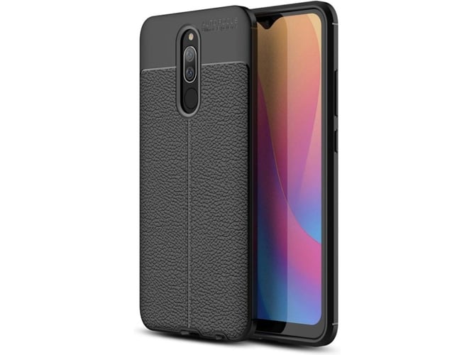 Funda Xiaomi Redmi 8 PHONESHIELD Rugged Leather Negro