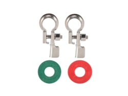 1 Par De Terminales De Batería, Conectores Y Abrazaderas De Cobre, Kit De Terminales De Batería Con Protectores Anticorrosión De 17 Mm.
