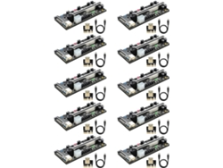 10 Piezas De Placa De Condensadores Y Llave De Interruptor Led De La Serie V009s Pro