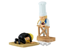 Figura coleccionable de One Piece Wcf Log Series Sanji Zeff 2 World 8cm B.active