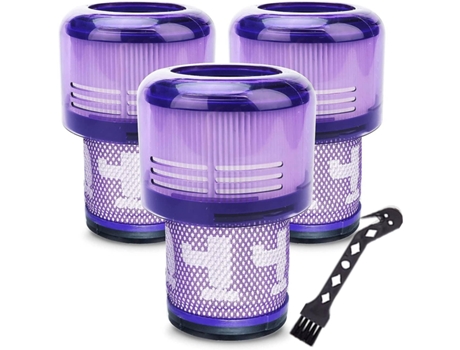 Pacote com 3 filtros para dyson v11 v11 torque drive v11 animal hepa filter