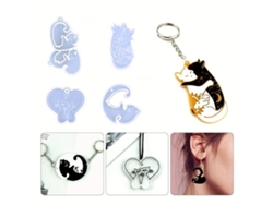 Molde de silicona Vayotoy para colgantes de gato