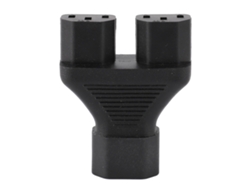 Cable Adaptador Divisor En Y C14 A C13 Macho A Hembra Con Enchufe De Alimentación Único Iec320