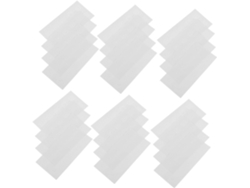 50 Láminas De Almohadillas De Refuerzo Autoadhesivas Para Perforaciones De Encuadernación - Refuerzos Transparentes