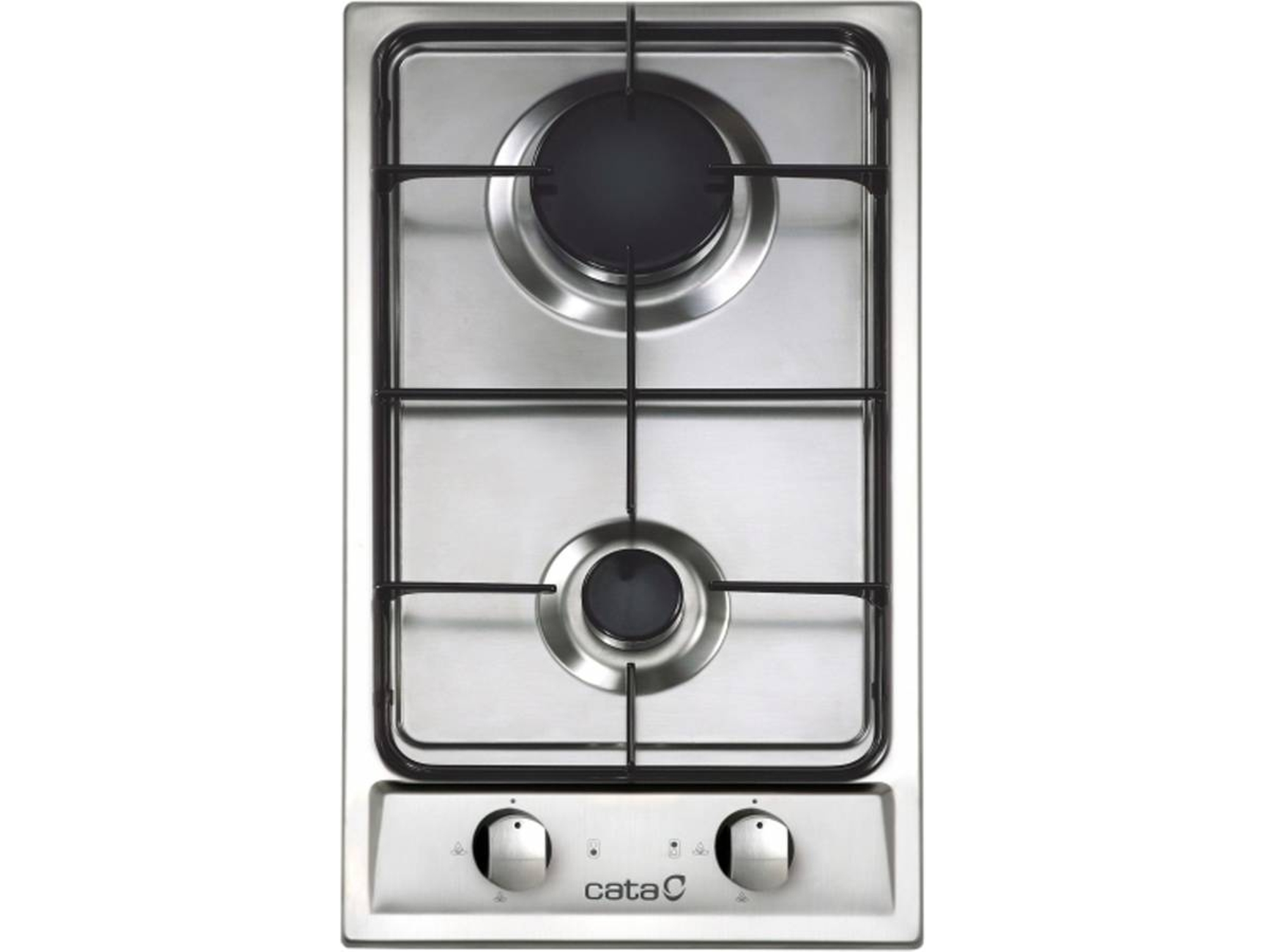 Placa de Gas CATA GI 302 inox (Gas Natural - 51 cm - Inox)