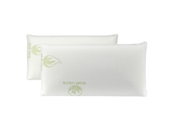 Pack de dos almohada copos 100% viscoelástica antialérgica con aloe vera (70 cm)