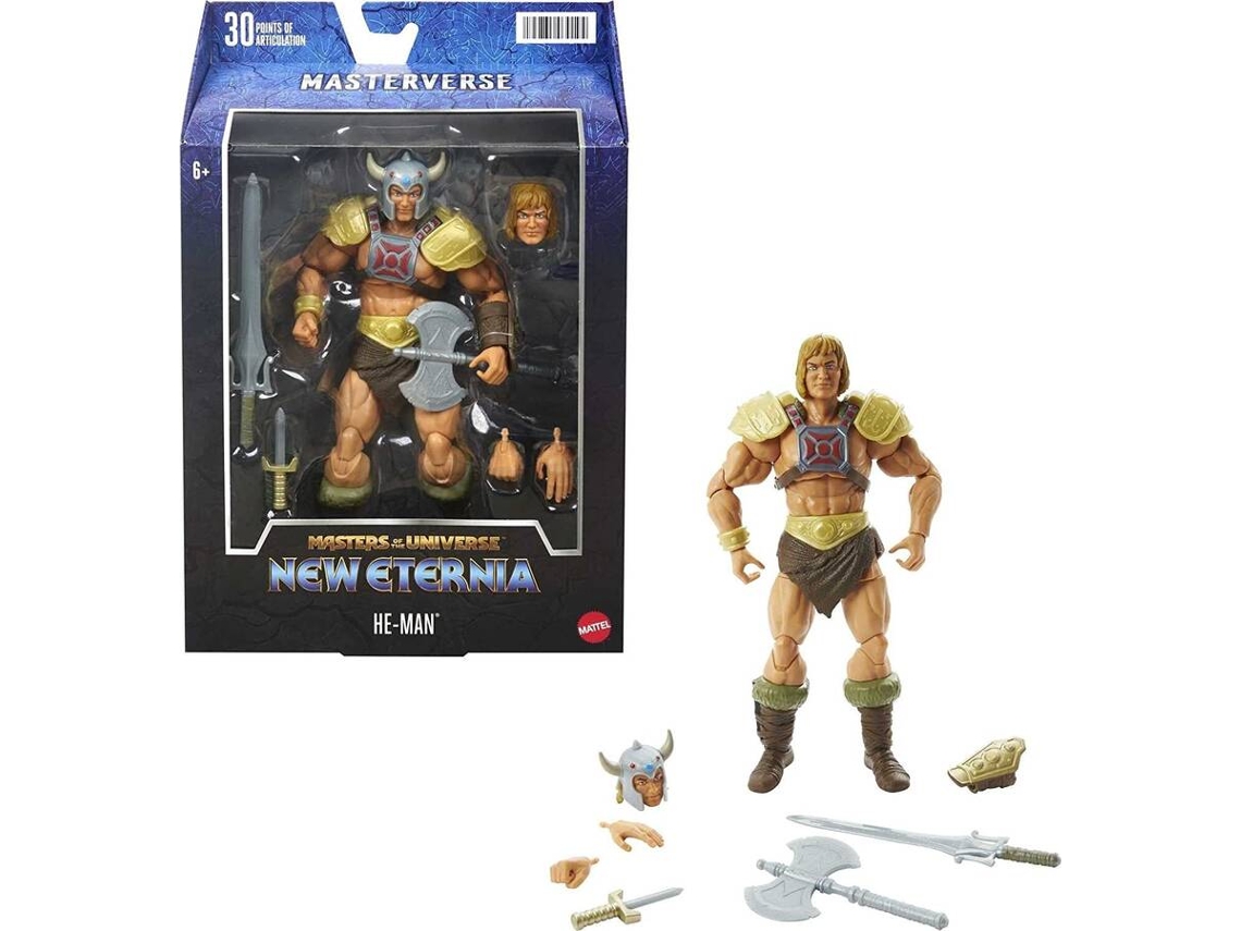 Figura He-Man New Eternia Masterverse Masters do Universo 18 cm