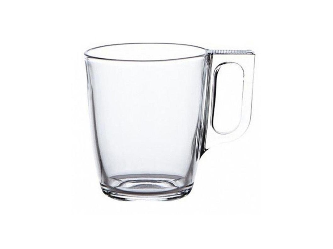 Taza mug transparente nuevo 32cl 11x7,5cm