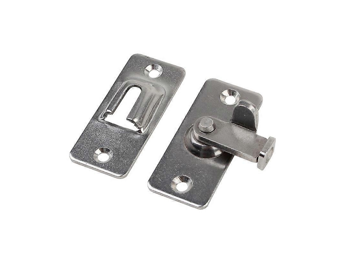 2 Piezas Pestillo De Puerta Deslizante Acero Inoxidable Cierre De Ángulo Recto 90 Grados Herramientas De Seguridad Para Puertas Y Ventanas