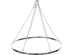 Kit para colgar cortinas de techo para bodas, aro de hierro de 60 cm, soporte resistente para 6 paneles...