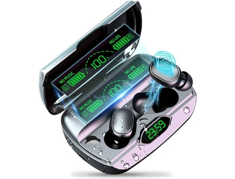 Auriculares Bluetooth CHRONUS G6 809-XW (In Ear - Micrófono - Noise Cancelling - Negro)