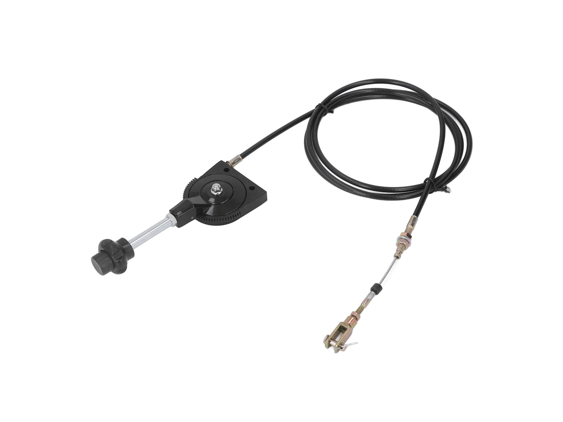 Cable flexible de 2,5 m para el control manual del acelerador para excavadora Ex230, acero inoxidable y poliuretano.