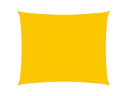 Maison Exclusive - Toldo De Vela Rectangular Tela Oxford Amarillo 3x4 M