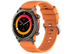Reloj inteligente Yunzii Orange con pantalla AMOLED, diseño resistente al agua para exteriores, seguimiento deportivo y monitorización de la salud.