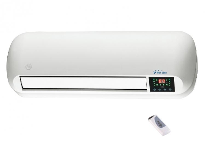 Calefactor De Pared 1000w 2000w con temporizador hoti m70 purline y mando a distancia termoventiladores 2000
