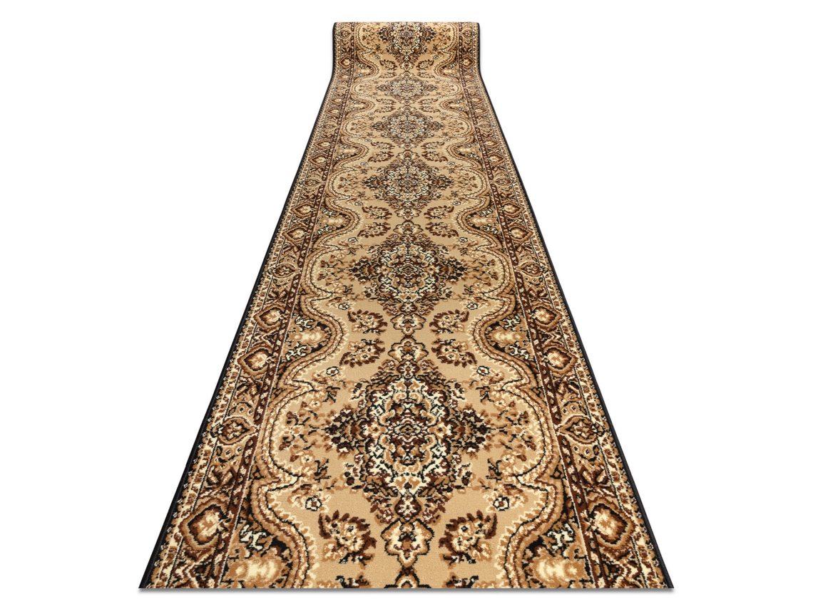 Alfombra de Pasillo Bcf Wiosna Beige 80 cm