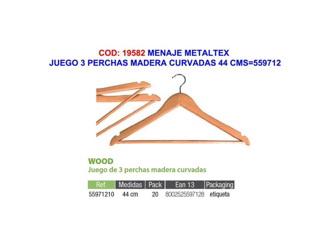 Carrefour perchas madera deals