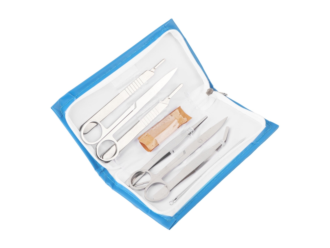 Juego De Disección De Acero Inoxidable De 7 Piezas, Herramientas De Laboratorio Para Estudiantes De Biología