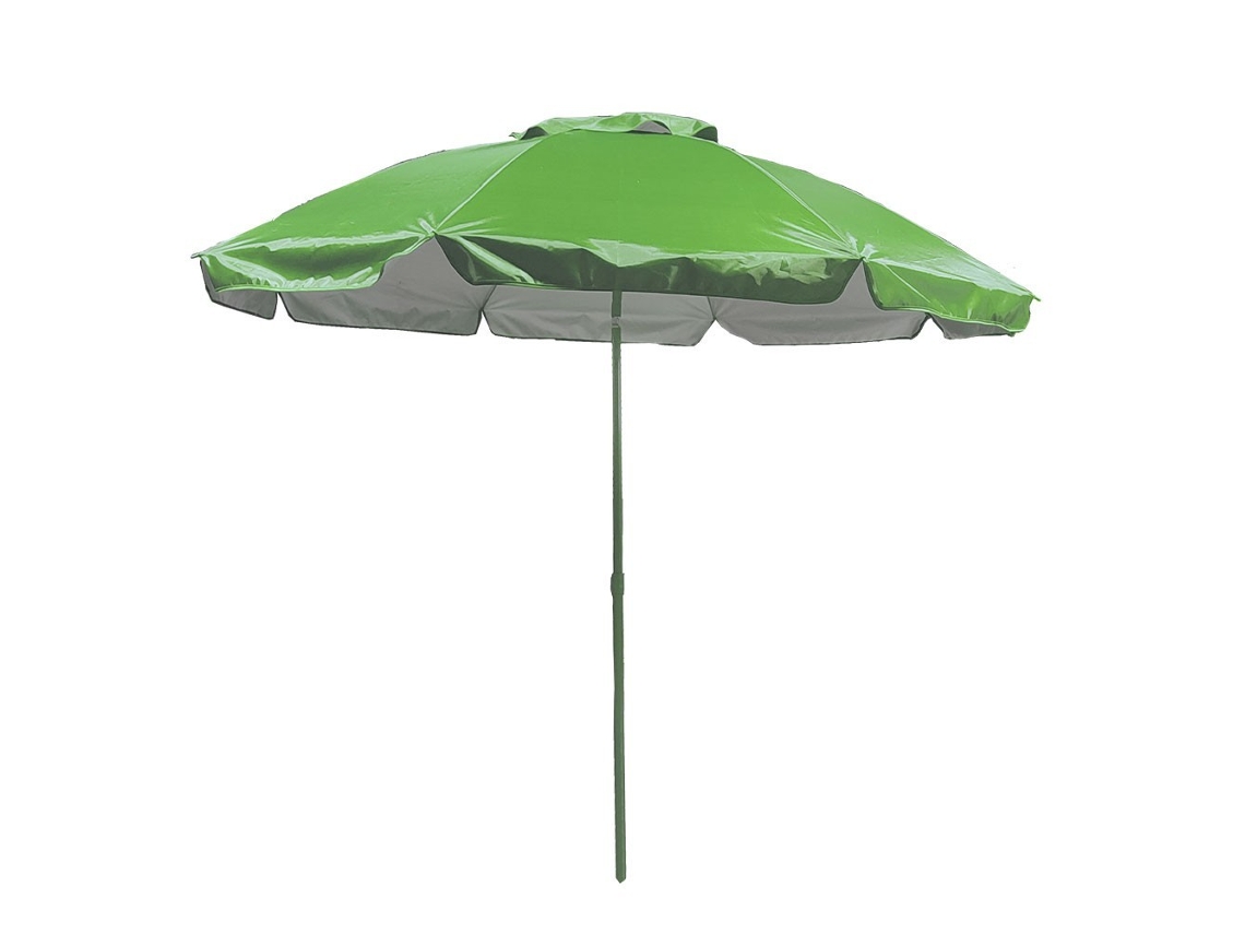 Sombrilla Plegable Verde para Jardín y Playa, 160 cm Marbueno Verano