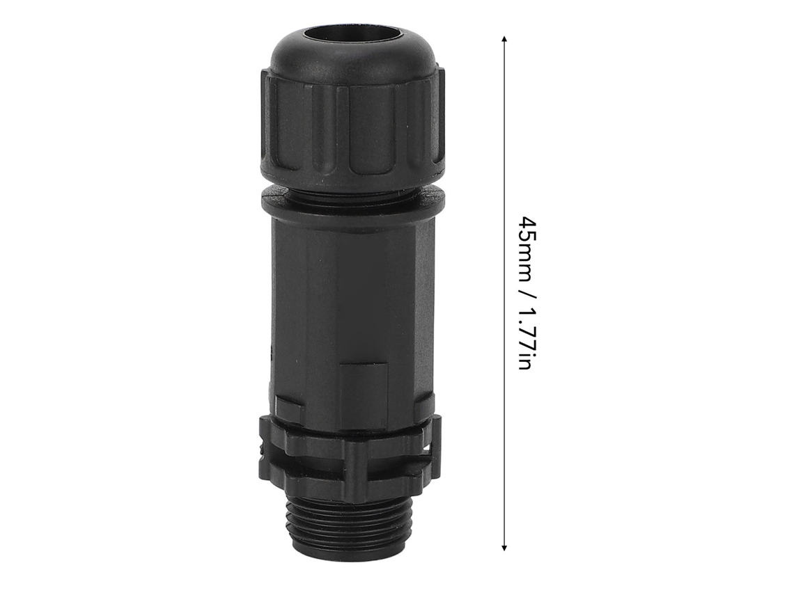 Cable eléctrico de 60 V 2 A con conector E7 de 4 núcleos, resistente al agua, modelo 2026-as, montaje vertical.