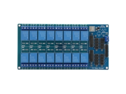 Módulo De Relés De 16 Canales Y 5 V Con Protección Mediante Optoacoplador Y Placa De Control Por Microcontrolador.