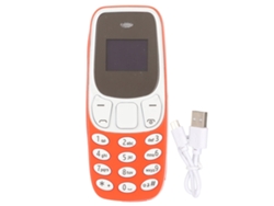 El Teléfono Gsm Dual Sim Desbloqueado Más Pequeño Del Mundo Con Bluetooth Y Reproductor De Música - Naranja