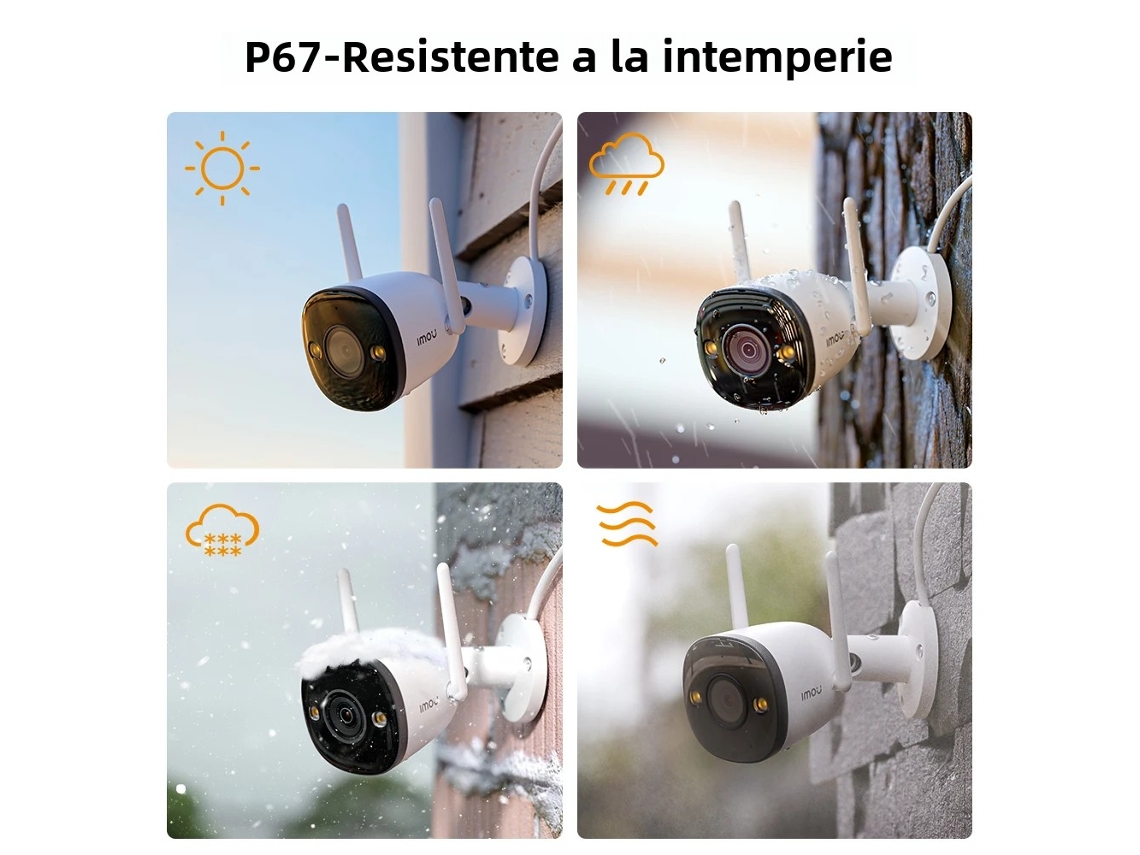 Mdug Imou Bullet 2e 5mp 3kcámaras De Seguridad Para Exteriores