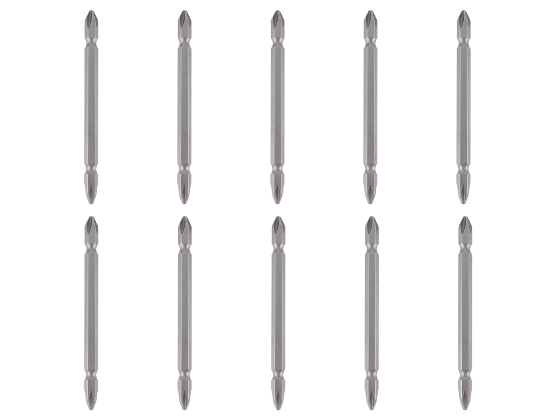 Juego De 10 Puntas Phillips De Doble Cabeza Para Destornillador Eléctrico, Acero Aleado S2, 100 Mm, Herramienta De Ferretería.