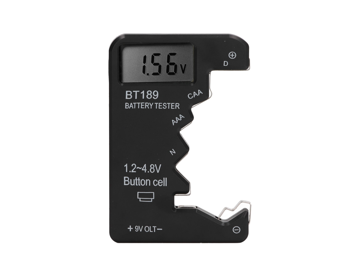 Comprobador Digital De Baterías Para Aa, Aaa, 6f22, 9v Y 1.5v - Verificador De Capacidad Y Vida Útil De La Batería