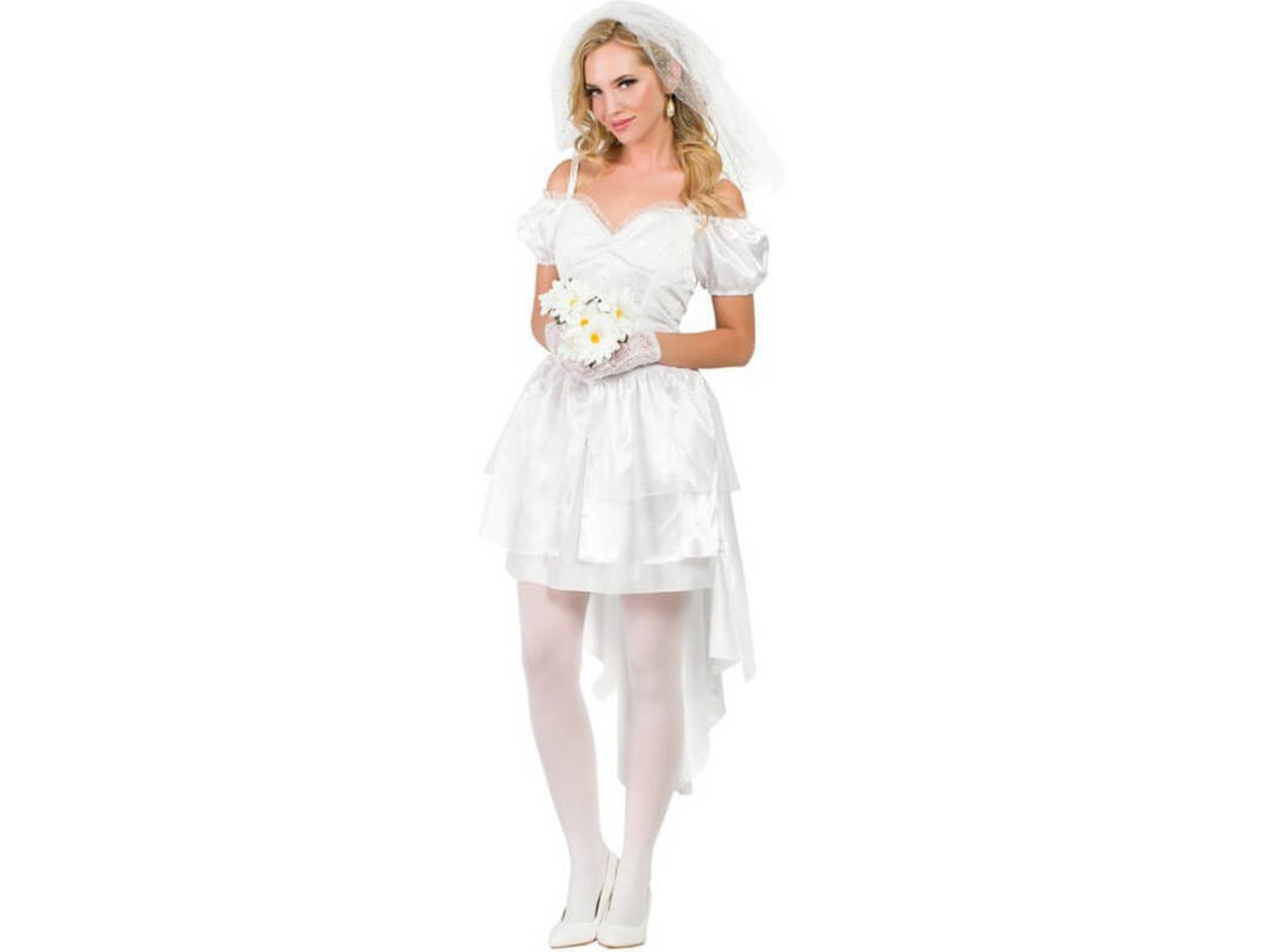Disfraz de Mujer DISFRAZZES Novia Sexy (Talla: XL)