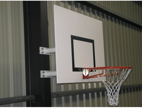 Canasta de Baloncesto SPORTI FRANCE Soporte de pared rectangular Blanco (Única)