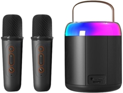 Máquina De Karaoke Portátil Y2, Sistema Bluetooth Ktv, Micrófono Dual, Sonido Estéreo De Alta Fidelidad, Color Negro.