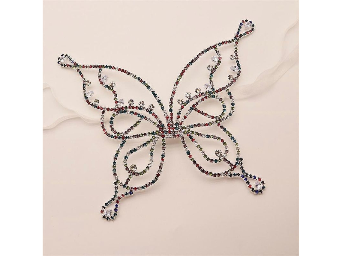 Máscara De Diamantes De Imitación Para Fiestas De Graduación, Máscaras Para Mujer, Accesorios De Joyería, Mariposa