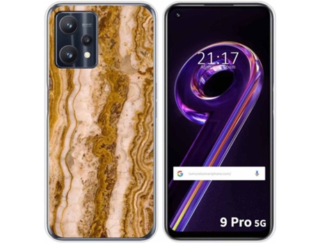 Carcasa para Realme 9 Pro 5G TUMUNDOSMARTPHONE Dibujos Mármol 10 Multicolor