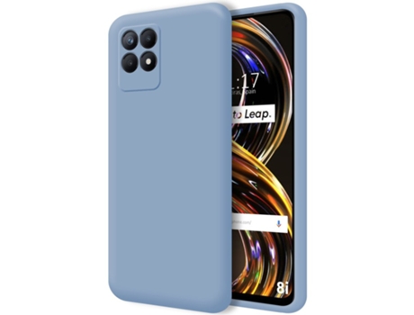 Carcasa Realme 8i TUMUNDOSMARTPHONE Silicona Líquida Azul