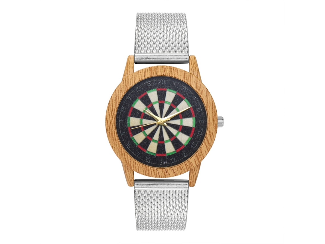 Reloj De Cuarzo Con Correa De Silicona Unisex Moda Dial Redondo Reloj De Pulsera (plata)