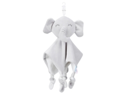Toalla De Felpa Relajante Con Chupete Para Bebés De 0 A 2 Años - Elefante, Campana Y Papel