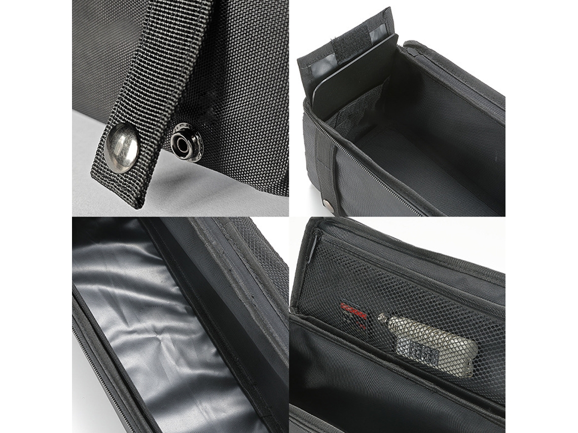Bolsa Lateral Plegable Para Mesa, Organizador Práctico Con Gran Capacidad Para Camping Y Barbacoas Al Aire Libre.